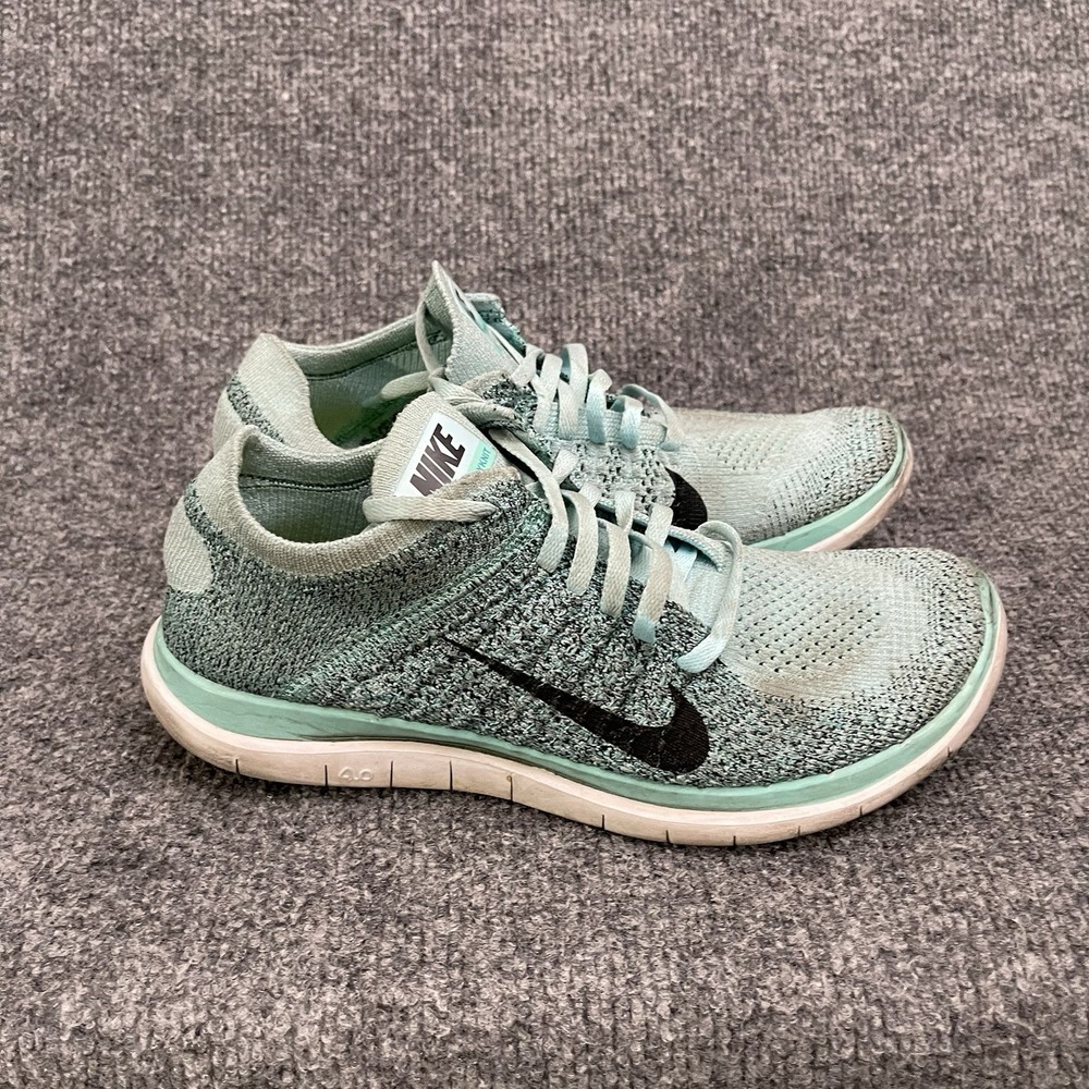Nike 4.0 Flyknit Shoes Women's Sz 7.5 Teal Blue 631050-403